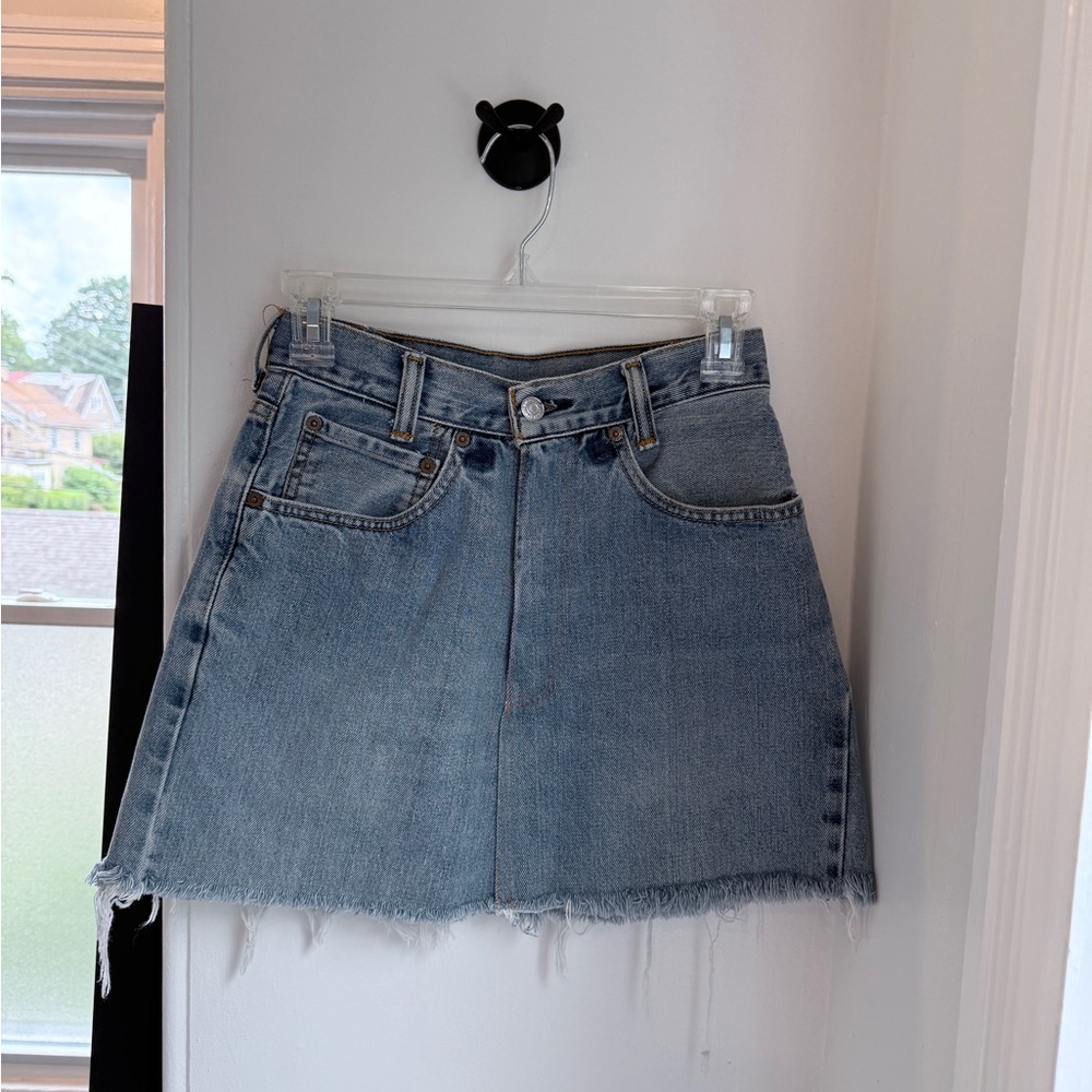 Vintage Levi 550 Denim Mini Skirt